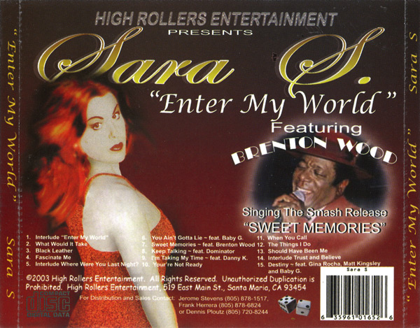 Sara S - Enter My World Chicano Rap